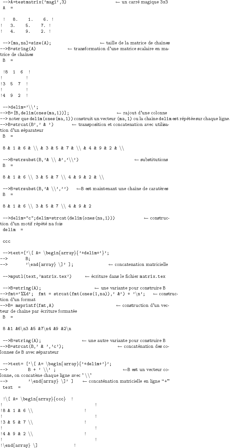 \begin{sessioncmd}
\par -->x=-10:0.1:10;
-->y=( (x>=0).* exp(-x) )+ ((x <0).* ex...
...row{\normalfont conversion explicite.}
y =
\par ! 1. 0. !
\par\end{sessioncmd}