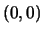$(0,0)$