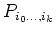 $ P_{i_0\ldots,i_k}$