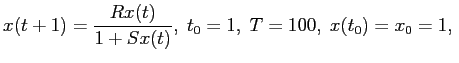 $ x(t_0),x(t_0+1),\ldots,x(T)$