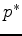 $p^\ast$