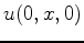 $u(0,x,0)$