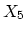 $ X_5$