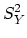 $\displaystyle S_Y^2$