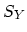 $ S_Y$