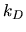 $k_{D}$