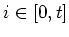 $ i\in [0,t]$