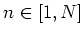 $ n\in[1,N]$