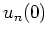 $ u_n(0)$