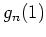 $ g_n(1)$