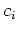 $\displaystyle c_i$